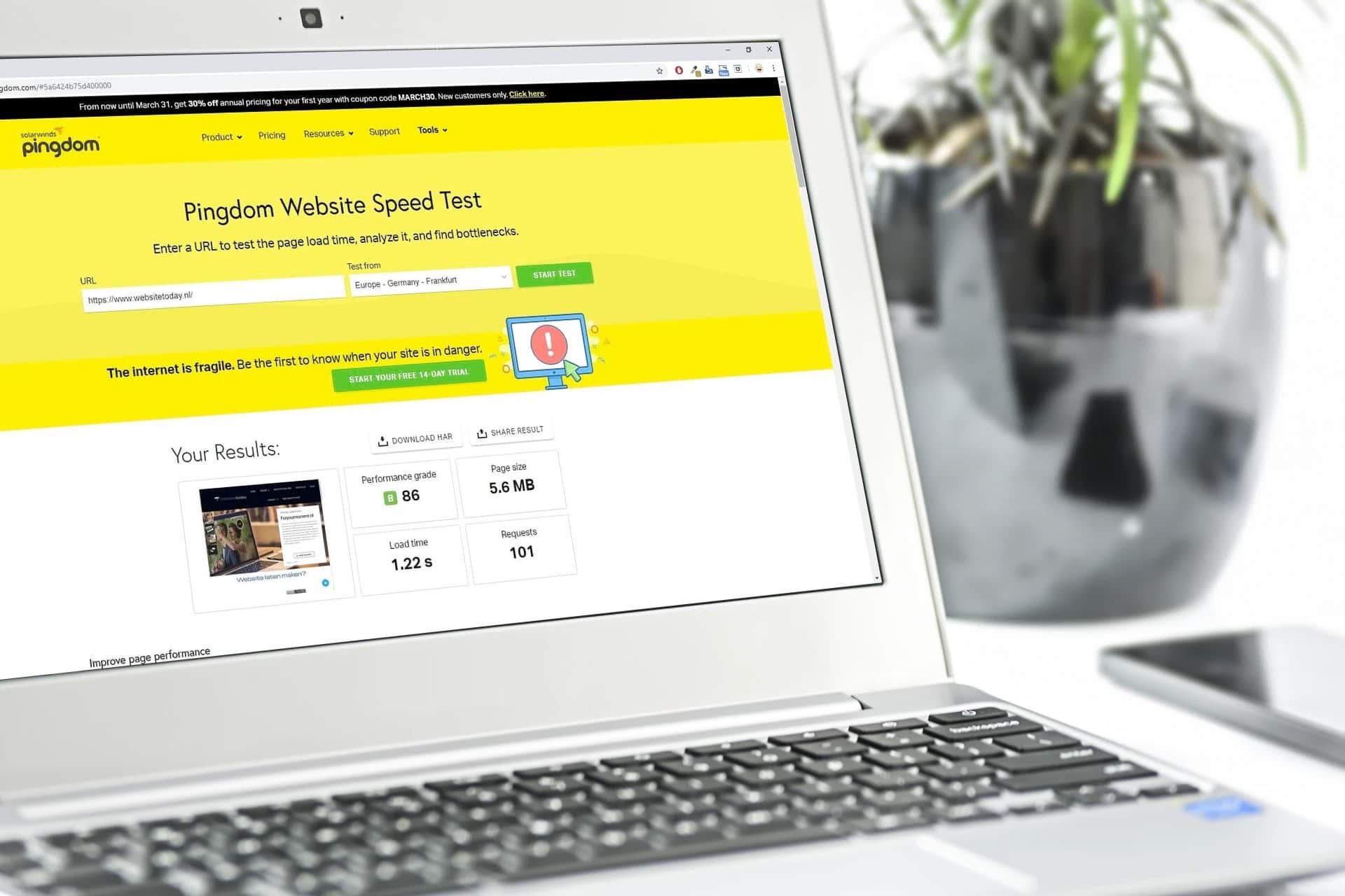 WordPress website versnellen