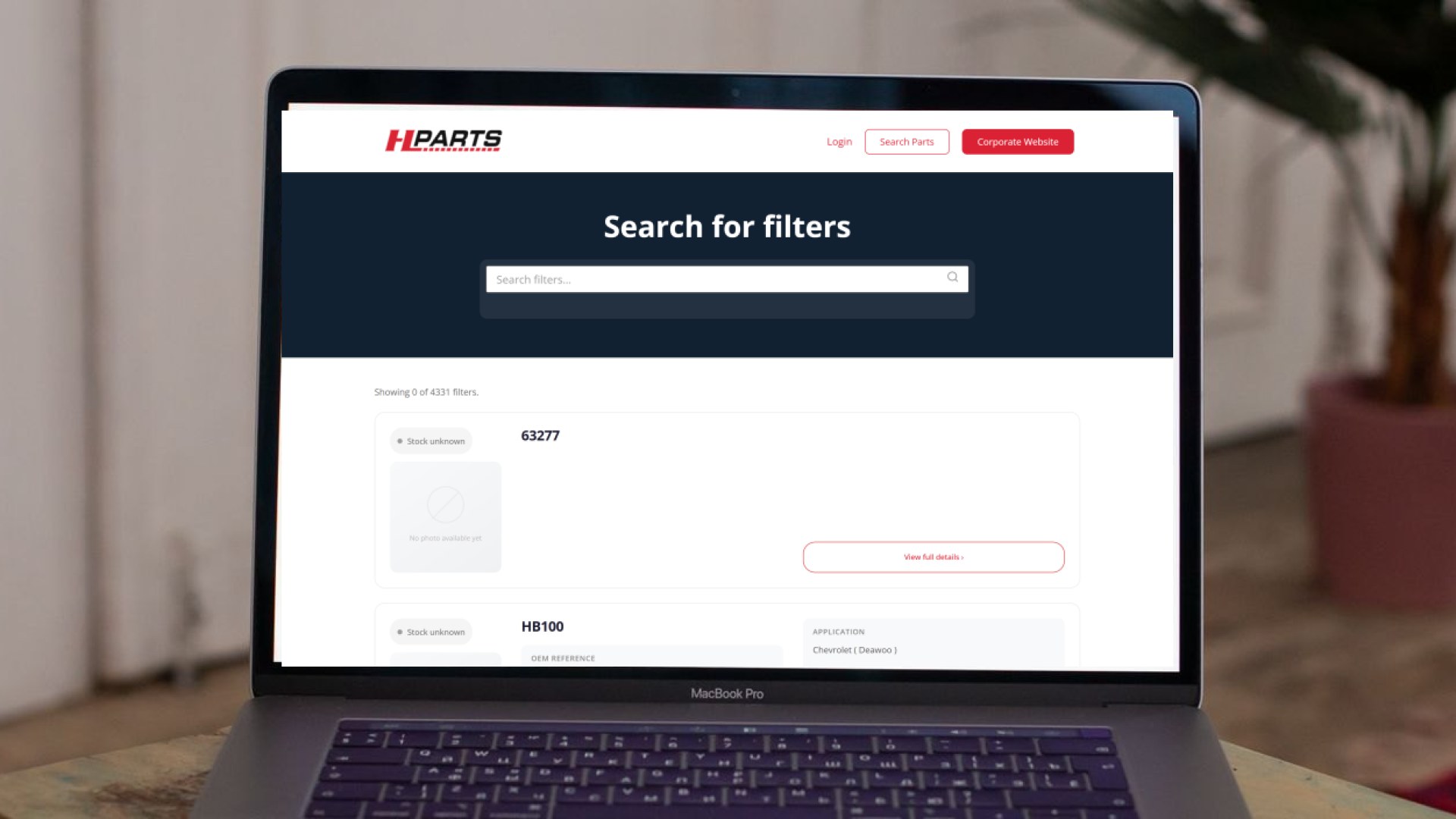 FilterFinder HLParts - Maatwerk Plugin door WebsiteToday.nl