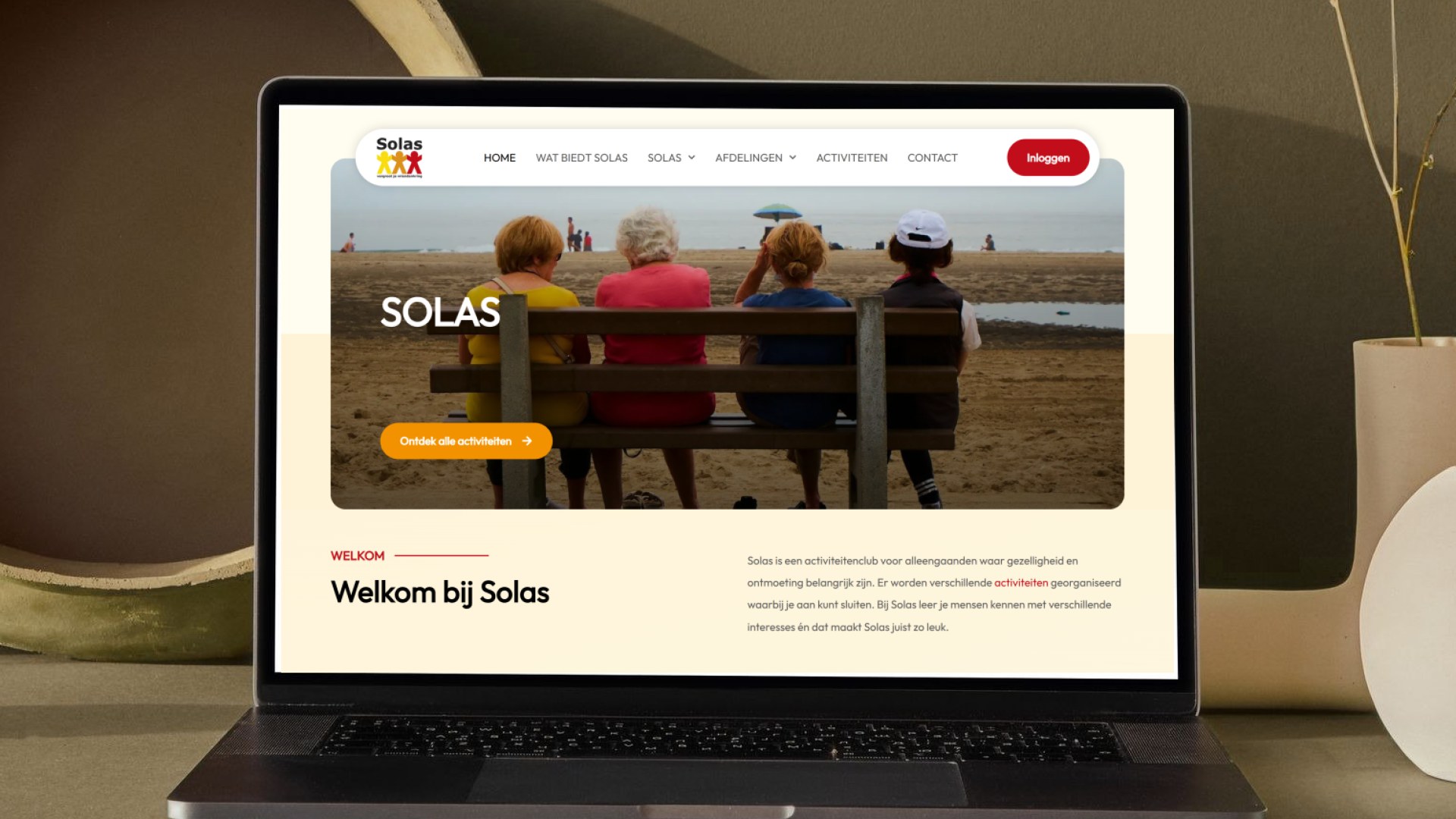 Solas.org - Maatwerk Platform door WebsiteToday.nl