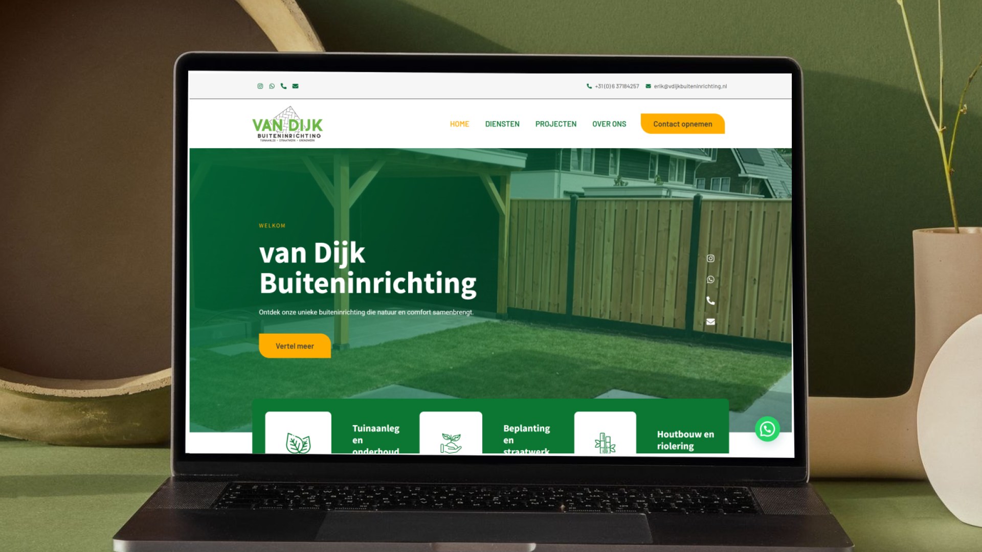 vDijk Buiteninrichting - Website door WebsiteToday.nl